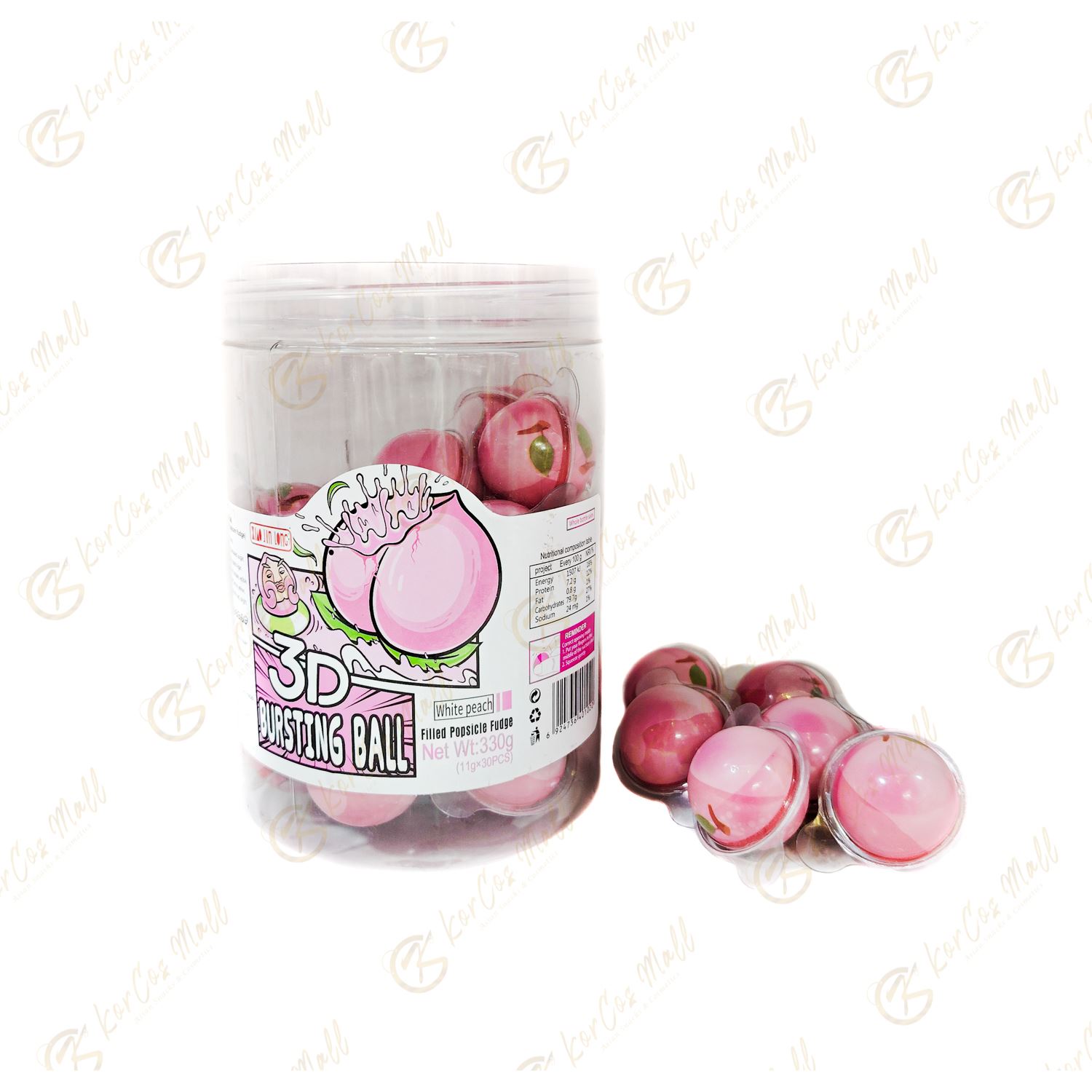 Bonbons 3D Bursting Ball : L'explosion de saveurs en bouche !